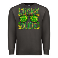 Smoke Lucky Dude St Patricks Premium Sweatshirt - BundleAndBundleShop
