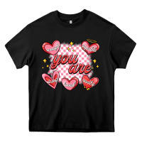 Black valentines day positive affirmations Heavy Core Tee - MaliasSmallBusiness