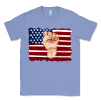 Colony Blue american flag with hand Classic Tee - Artiststas