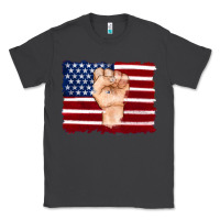 Smoke american flag with hand Classic Tee - Artiststas