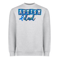Heather Grey autism dad Heavyweight Sweatshirt - AdoDesignShop