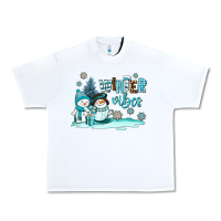 White winter vibes Urban Heavy Tee - AdoDesignShop