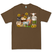 Cacao coffee cups goats Premium Tee - texasbilliewilder