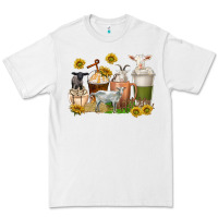 White coffee cups goats Premium Tee - texasbilliewilder
