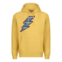 Antique Gold Purple Border Aztec Pattern Lightning Premium Hoodie - Bettercallsaul