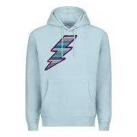 Blue Mist Purple Border Aztec Pattern Lightning Premium Hoodie - Bettercallsaul