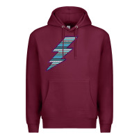 Burgundy Purple Border Aztec Pattern Lightning Premium Hoodie - Bettercallsaul