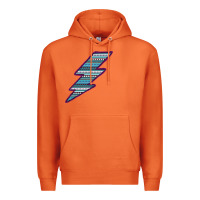 Carrot Purple Border Aztec Pattern Lightning Premium Hoodie - Bettercallsaul
