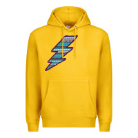 Lemon Purple Border Aztec Pattern Lightning Premium Hoodie - Bettercallsaul