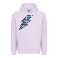Lilac Purple Border Aztec Pattern Lightning Premium Hoodie - Bettercallsaul