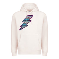 Pale Pink Purple Border Aztec Pattern Lightning Premium Hoodie - Bettercallsaul