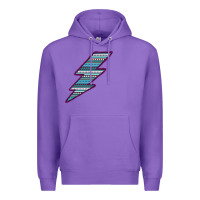 Purple Purple Border Aztec Pattern Lightning Premium Hoodie - Bettercallsaul