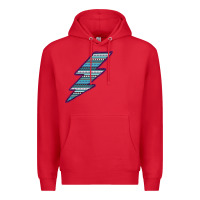 Red Purple Border Aztec Pattern Lightning Premium Hoodie - Bettercallsaul
