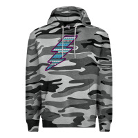 Slate Camo Purple Border Aztec Pattern Lightning Premium Hoodie - Bettercallsaul