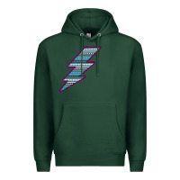 Sports Green Purple Border Aztec Pattern Lightning Premium Hoodie - Bettercallsaul