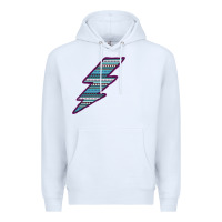 White Purple Border Aztec Pattern Lightning Premium Hoodie - Bettercallsaul