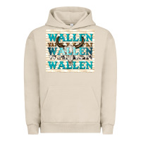 Pigment French Oak wallen with bull skull Urban Hoodie - TumblerDesignByShophia
