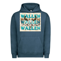 Pigment Midnight Navy wallen with bull skull Urban Hoodie - TumblerDesignByShophia