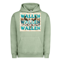 Pigment Oil Green wallen with bull skull Urban Hoodie - TumblerDesignByShophia
