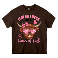 Chocolate Brown valentines is a bunch of bull Heavy Core Tee - MaliasSmallBusiness