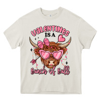 Cream valentines is a bunch of bull Heavy Core Tee - MaliasSmallBusiness