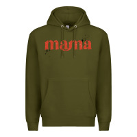 Army Green mama stronger than the storm Premium Hoodie - JahusDesignShop
