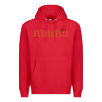 Red mama stronger than the storm Premium Hoodie - JahusDesignShop
