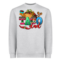 Heather Grey taco dad Heavyweight Sweatshirt - AdoDesignShop