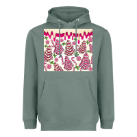 Sage pink christmas tree cakes Heavyweight Hoodie - MaliasSmallBusiness