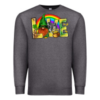 Charcoal Heather St. Patricks Love With Gnome Premium Sweatshirt - BundleAndBundleShop