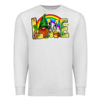 St. Patricks Love With Gnome Premium Sweatshirt | Teevron