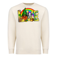Sandshell St. Patricks Love With Gnome Premium Sweatshirt - BundleAndBundleShop