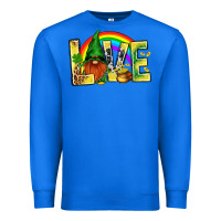 True Royal St. Patricks Love With Gnome Premium Sweatshirt - BundleAndBundleShop