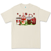 Bone coffee cups lady bug with daisies Premium Tee - texasbilliewilder