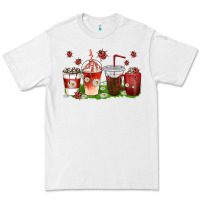 White coffee cups lady bug with daisies Premium Tee - texasbilliewilder