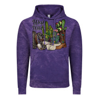 Cloud Purple west wild Vintage Hoodie - SublimationCraftShop