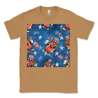 Toasted Coconut 4th of july hotdog seamless pattern Classic Tee - BundleAndBundleShop