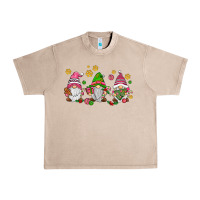 French Oak pink christmas gnomies Urban Heavy Tee - AdoDesignShop