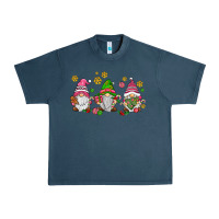 Midnight Navy pink christmas gnomies Urban Heavy Tee - AdoDesignShop