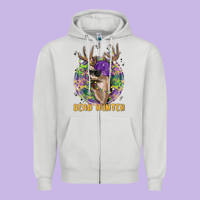 Bead Hunter Zipper Hoodie Designed By Maliassmallbusiness
