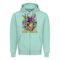 Seafoam bead hunter Zipper Hoodie - MaliasSmallBusiness