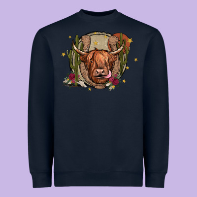 Cow Heavyweight Sweatshirt Designed By Jahusdesignshop