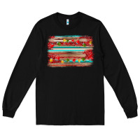 Black christmas background Long Sleeve Tee - AdoDesignShop