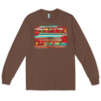 Chestnut christmas background Long Sleeve Tee - AdoDesignShop