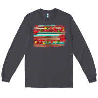 Smoke christmas background Long Sleeve Tee - AdoDesignShop