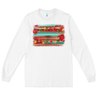 White christmas background Long Sleeve Tee - AdoDesignShop