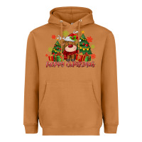 Meerkat merry christmas reindeer Heavyweight Hoodie - MaliasSmallBusiness