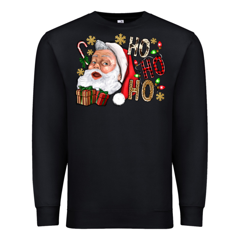 Santa Ho Ho Ho With Gift Box Premium Sweatshirt by BundleAndBundleShop | Teevron