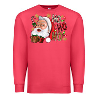 Cardinal Santa Ho Ho Ho With Gift Box Premium Sweatshirt - BundleAndBundleShop
