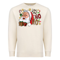 Sandshell Santa Ho Ho Ho With Gift Box Premium Sweatshirt - BundleAndBundleShop
